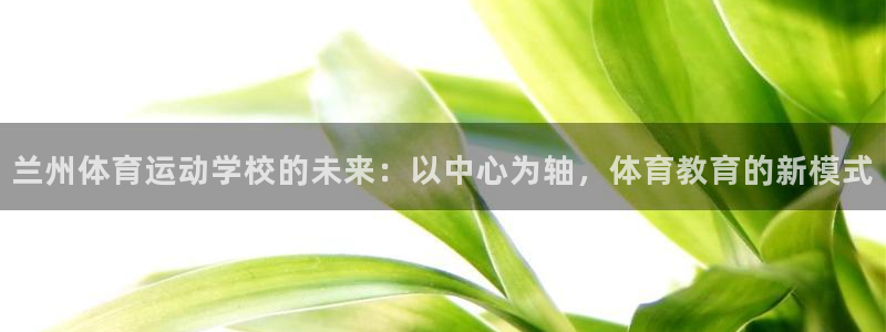 意昂体育官网：兰州体育运动学校的未来：以中心为轴，体育教育的新模式