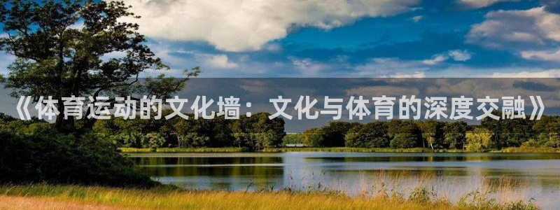 意昂平台登陆：《体育运动的文化墙：文化与体育的深度交融》