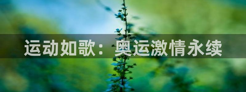 杏悦23代理：运动如歌：奥运激情永续