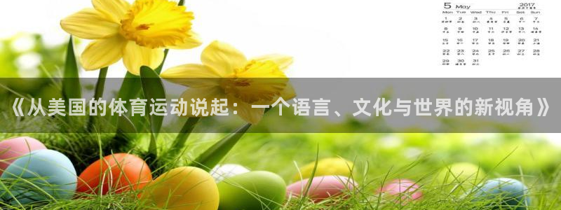 杏悦23登录：《从美国的体育运动说起：一个语言、文化与世界的新视角》